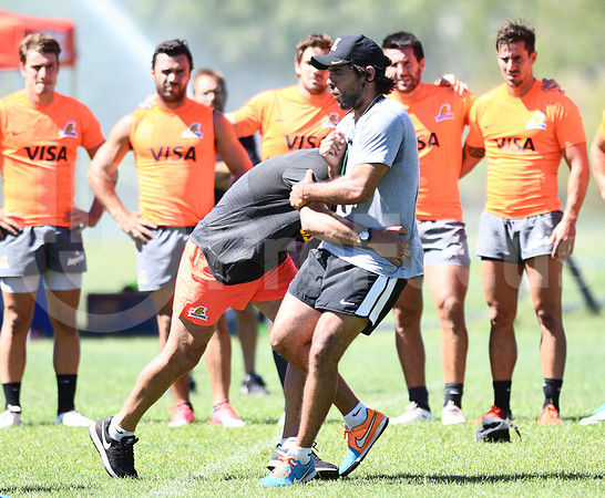 Entrenamiento Jaguares pretemporada 2018.