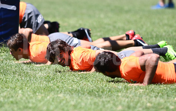 Entrenamiento Jaguares pretemporada 2018.