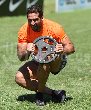 Entrenamiento Jaguares pretemporada 2018.