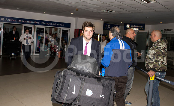 Regreso del plantel de Los Pumas. Inglaterra 2015.
