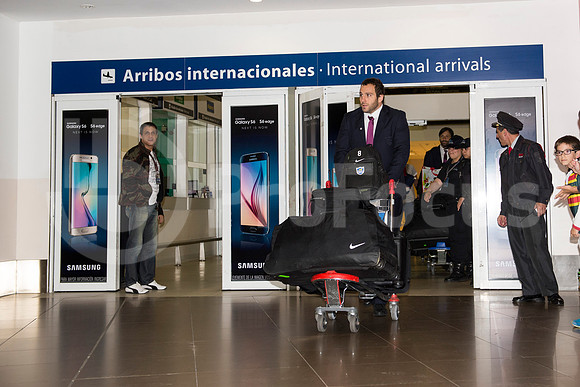 Regreso del plantel de Los Pumas. Inglaterra 2015.